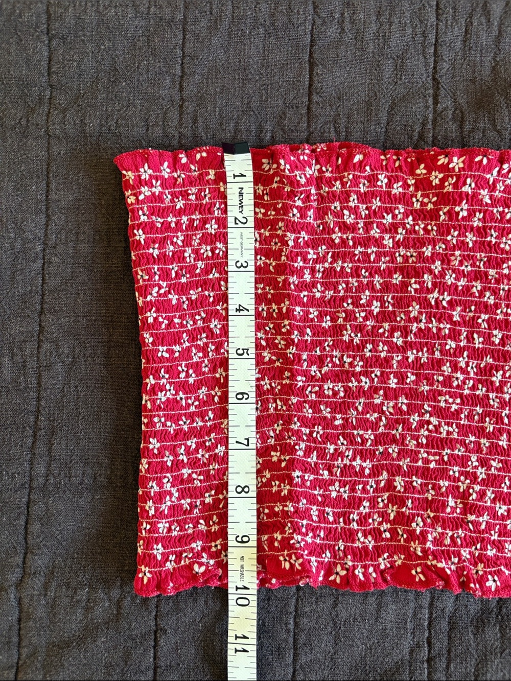 Floral Smocked Tube Top - Picture 3 of 5